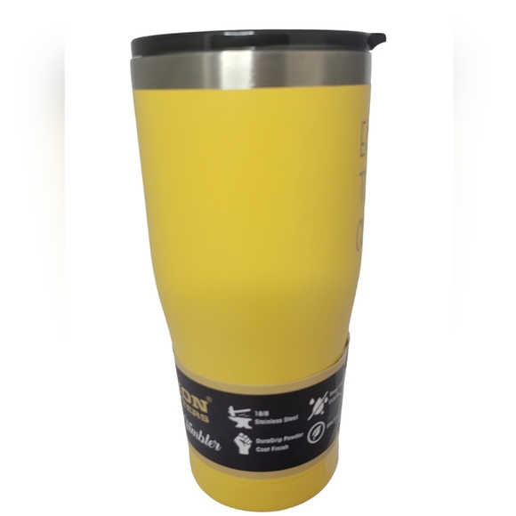 New Yukon Outfitters Insulated 20 Oz Tumbler Cup Stressed Backwards Is Desserts - Picture 3 of 8